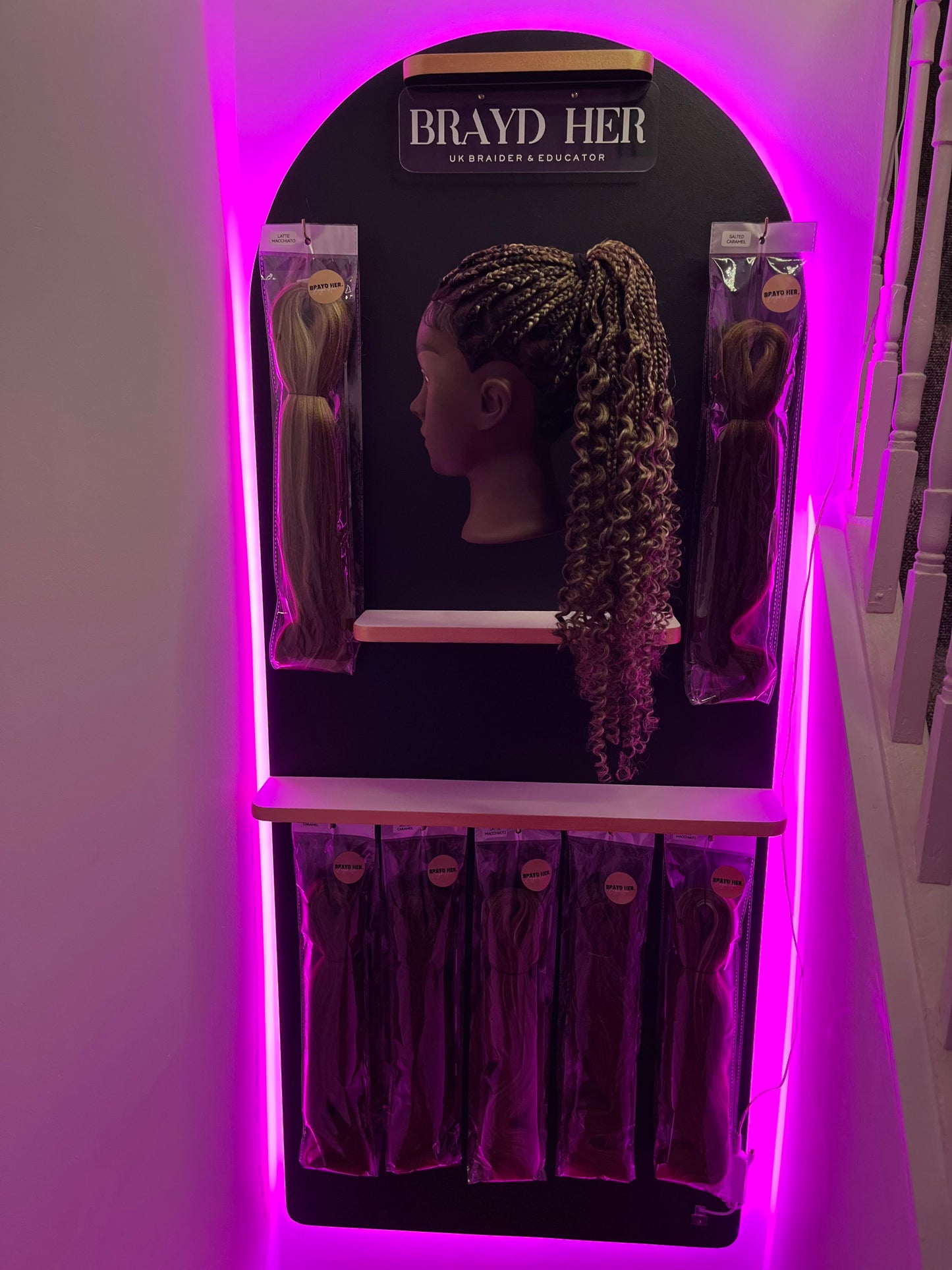 Salon Display Backdrop
